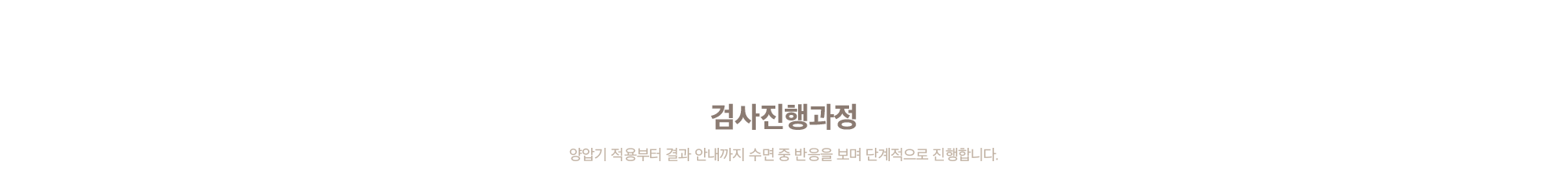 검사진행과정