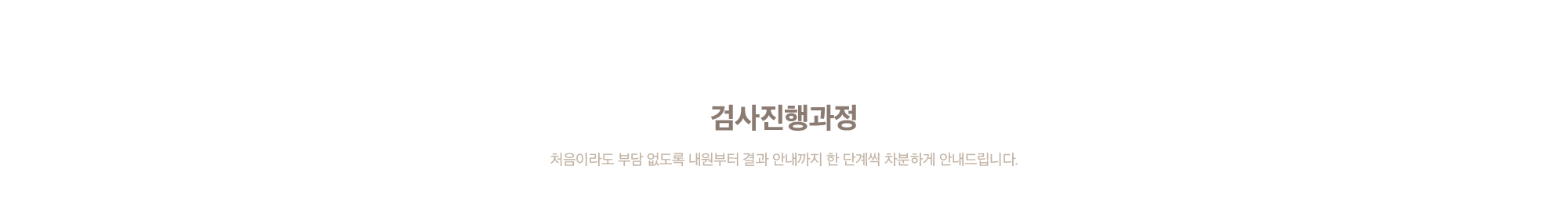 검사진행과정