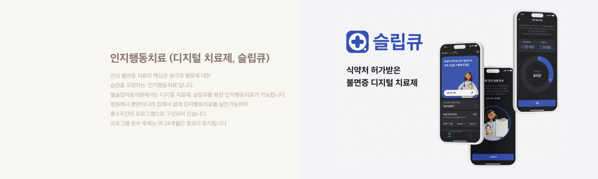 인지행동치료 (디지털 치료제, 슬립큐)